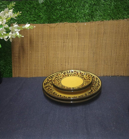 Handmade_Brown_Dining_Set - Caffeine Premium Ceramic