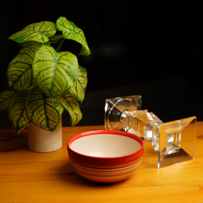 Handmade_Ceramic_Orange_Bowl_Set - Caffeine Premium Ceramic
