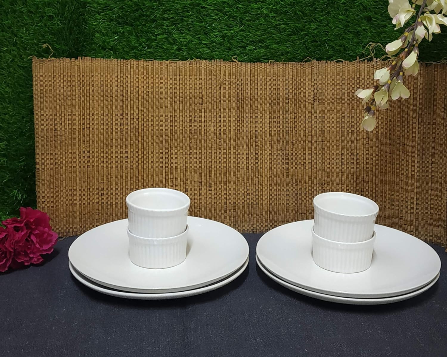 Handmade_Glossy_White_Dinnerware - Caffeine Premium Ceramic