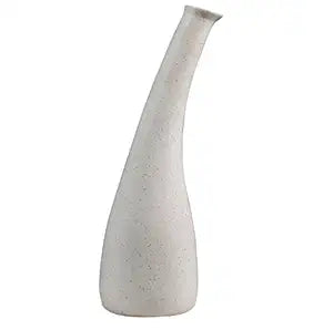 Ceramic white matte glased vase 