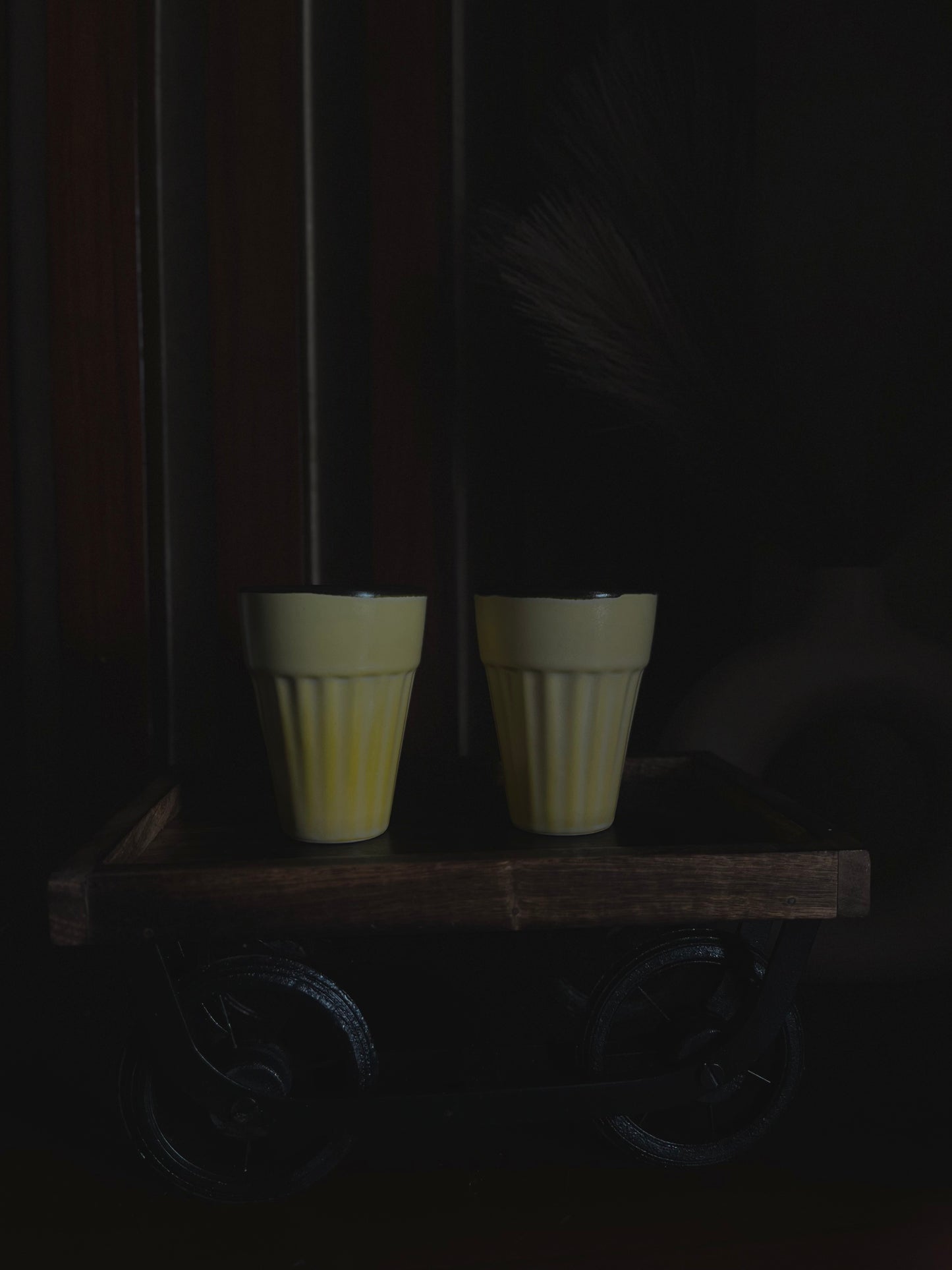 Caffeine Ceramic Handmade Sun-kissed kulhad set of 2