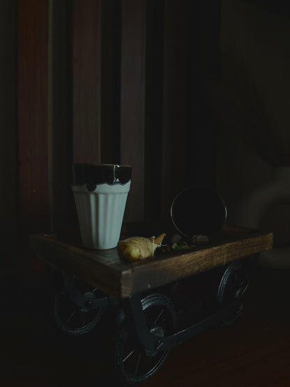 Caffeine Ceramic Handmade Coffee Stain Kulhads (set of 2)