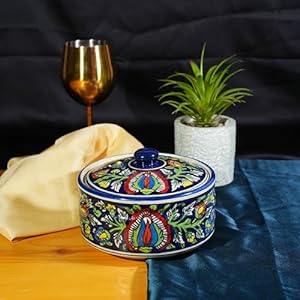 Jaipuri_Ceramic_Serving_Dish_1_pc - Caffeine Premium Ceramic