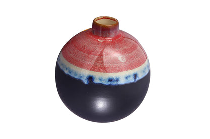 Caffeine Premium Ceramic Handmade Matki Flower Vase (1 Pc)