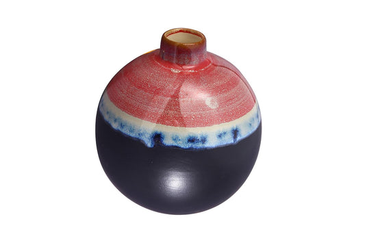 Caffeine Premium Ceramic Handmade Matki Flower Vase (1 Pc)