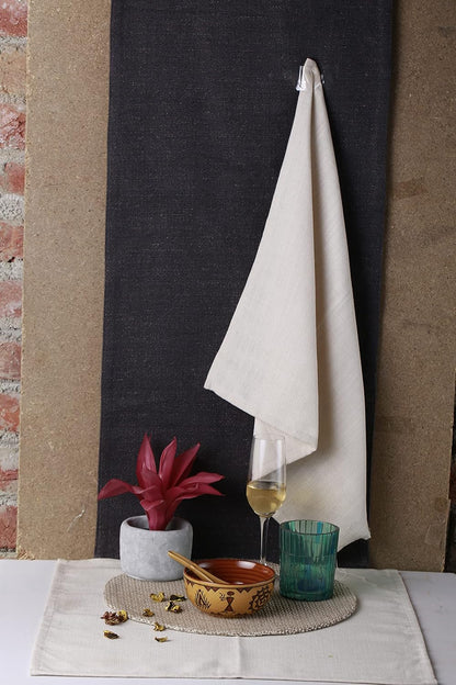 Caffeine Ceramic Handmade Mustard Romani Dinner Set (24 pcs.)