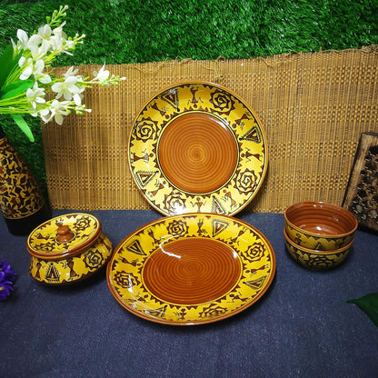 Matte_mustard_dinnerware - Caffeine Premium Ceramic