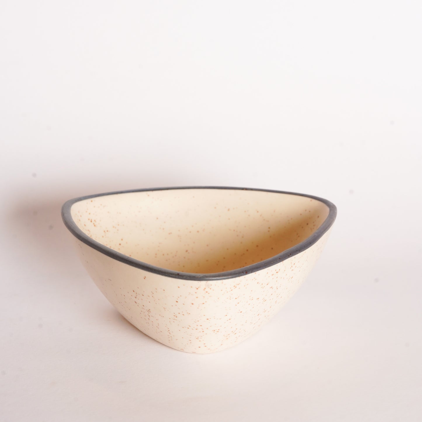 Caffeine Ceramic Handmade Glossy White Matte Katori Bowl – Set of 2 - Caffeine Premium Stoneware