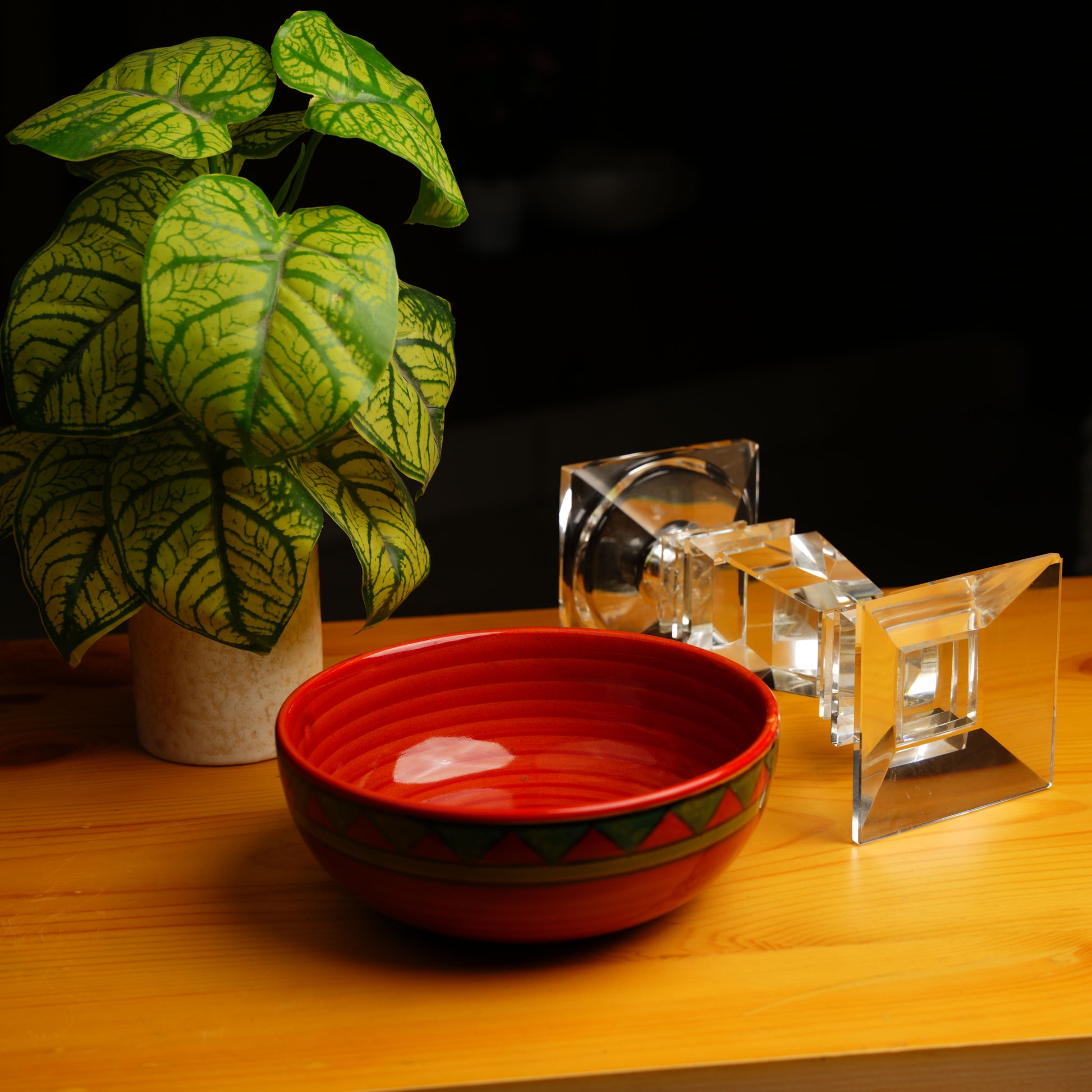 Caffeine Ceramic Handmade Rustic Brown Serving Bowl (Set of 3) - Caffeine Premium Stoneware