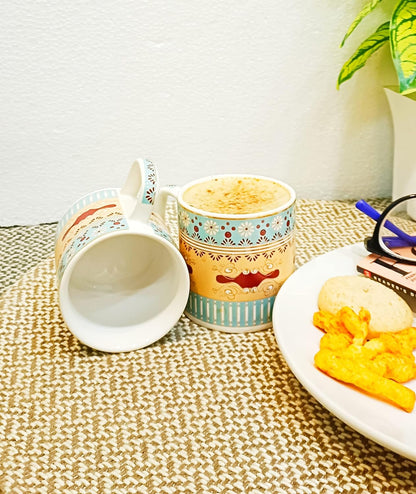 Multicolor_Tea_Cups_Set_of_2 - Caffeine Premium Ceramic