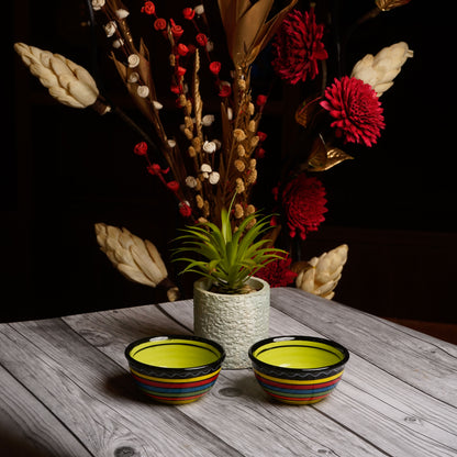Multicolor_ceramic_bowls_Set_of_2 - Caffeine Premium Ceramic