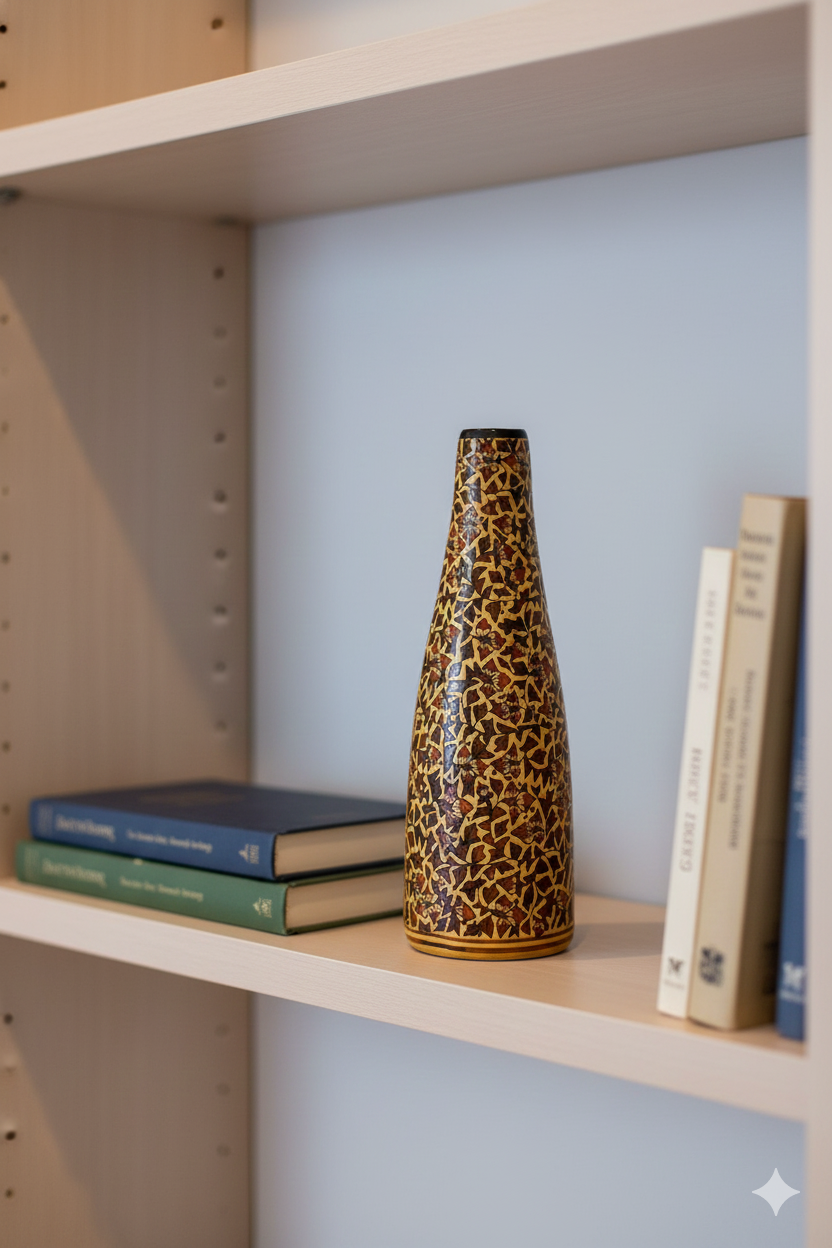 Mustard_Leaf_Tabletop_Vase - Caffeine Premium Ceramic