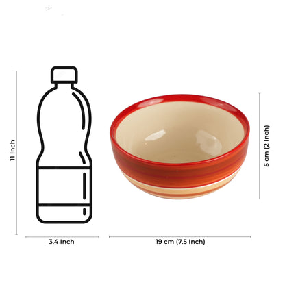 Orange_Combo_Serving_Bowls - Caffeine Premium Ceramic