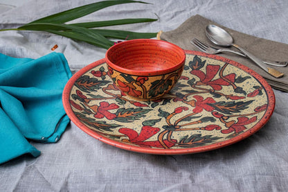 Orange_Leaf_Ceramic_Set_8_pcs - Caffeine Premium Ceramic
