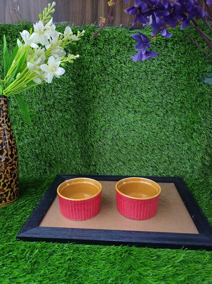Pink_Mustard_Ramekins - Caffeine Premium Ceramic