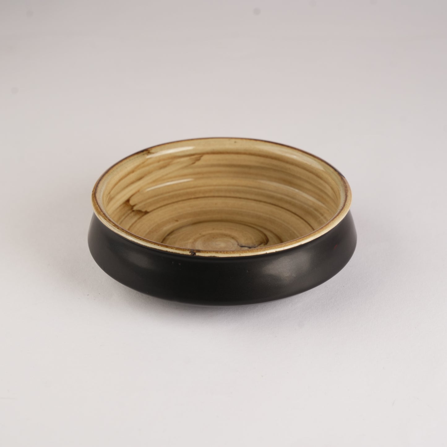 Caffeine Ceramic Handmade Black Studio Serving Bowl (Set of 3) - Caffeine Premium Ceramic