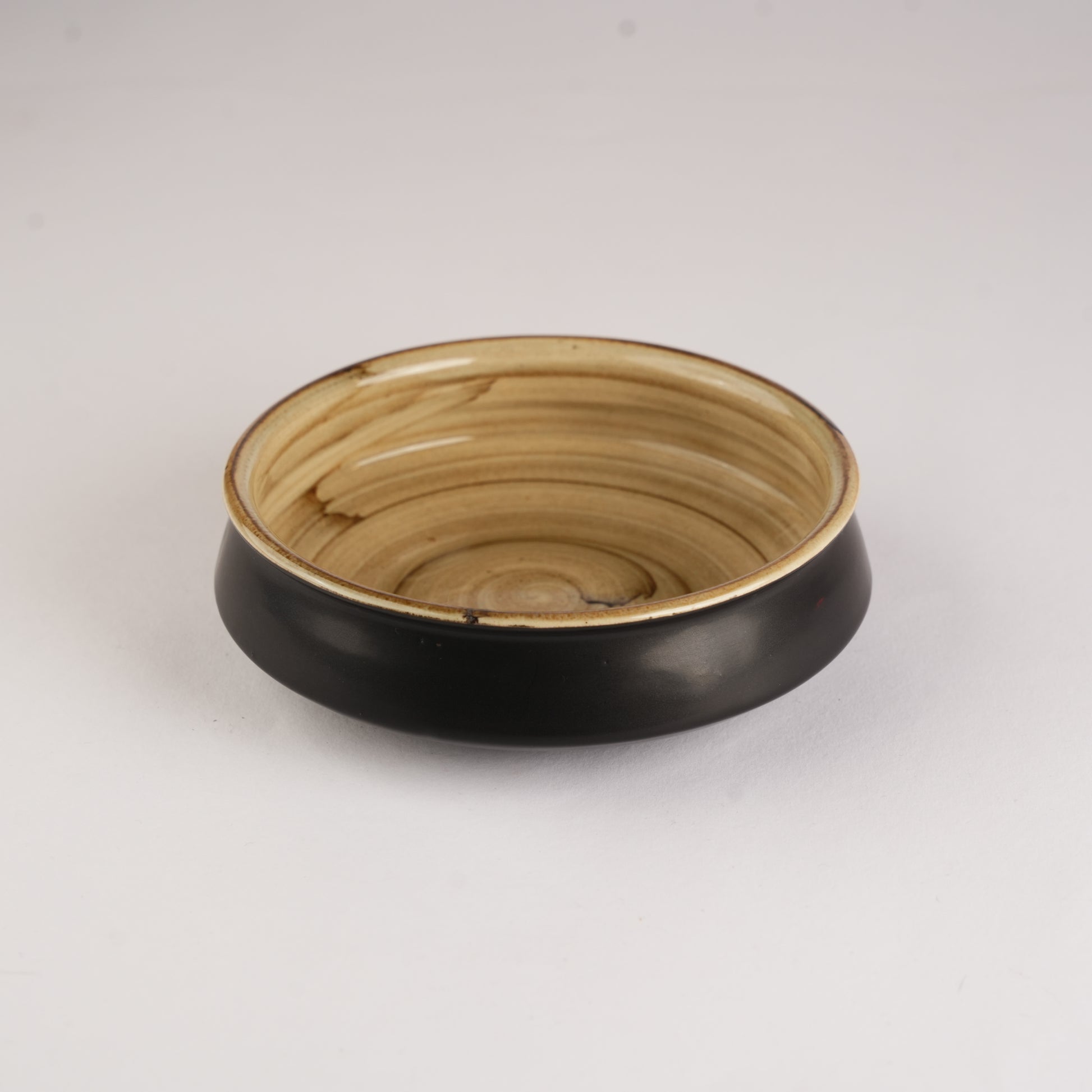 Caffeine Ceramic Handmade Black Studio Serving Bowl (Set of 3) - Caffeine Premium Ceramic