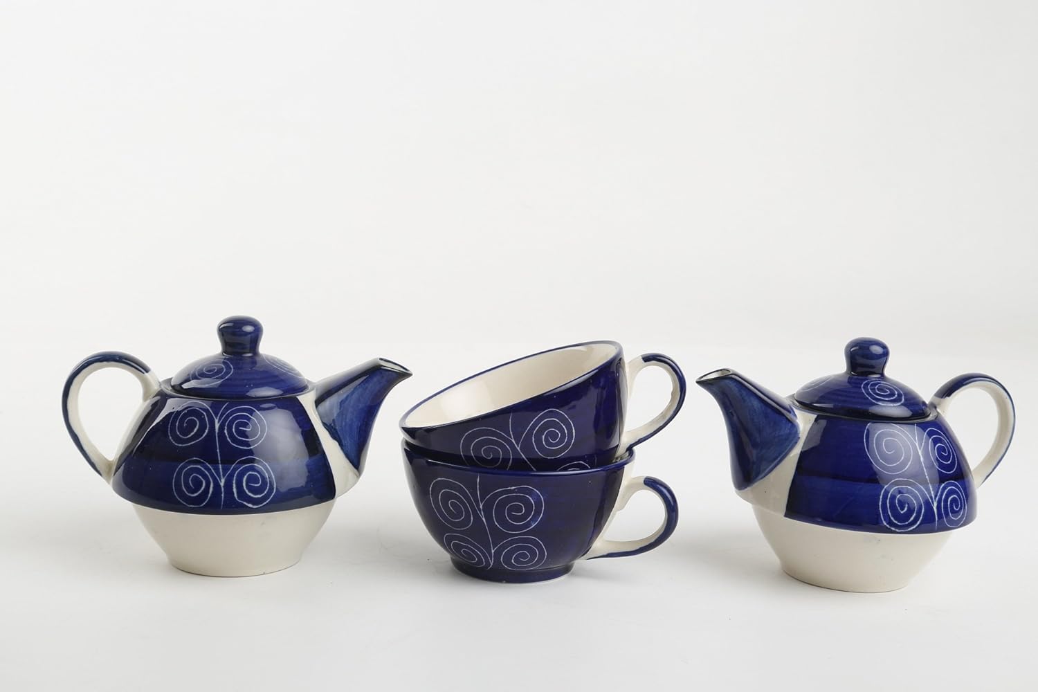 Caffeine Premium Ceramic Handmade Tea Pot 