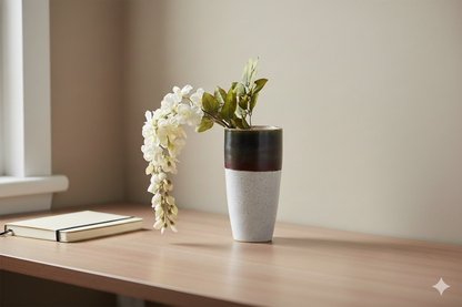 White_Multi_Home_Decor_Vase - Caffeine Premium Ceramic