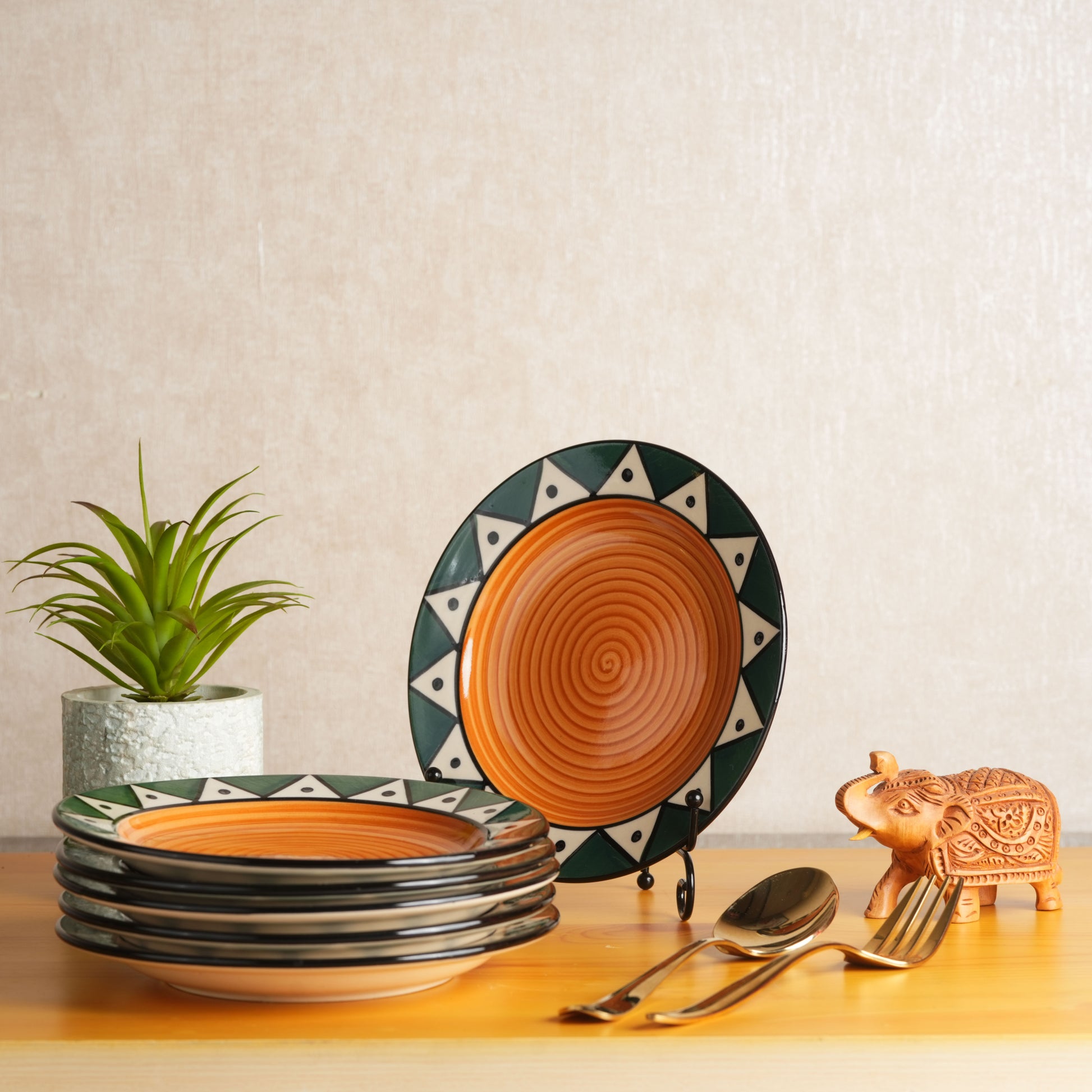 brown_dinner_plate - Caffeine Premium Ceramic