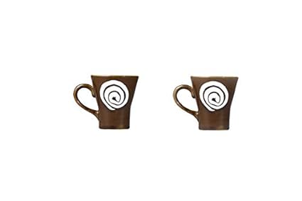 brown_doodle_tea_cups_ceramic - Caffeine Premium Ceramic