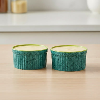ceramic cheese dip bowl set