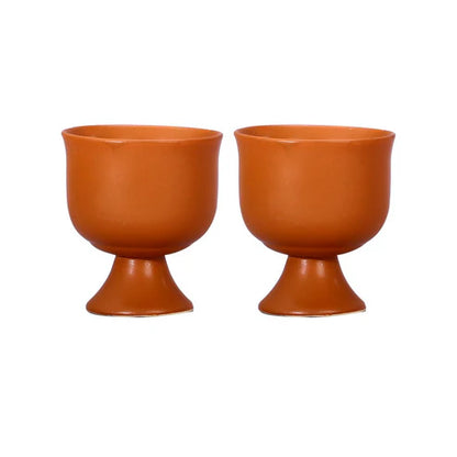 ceramic ice cream set of 2
