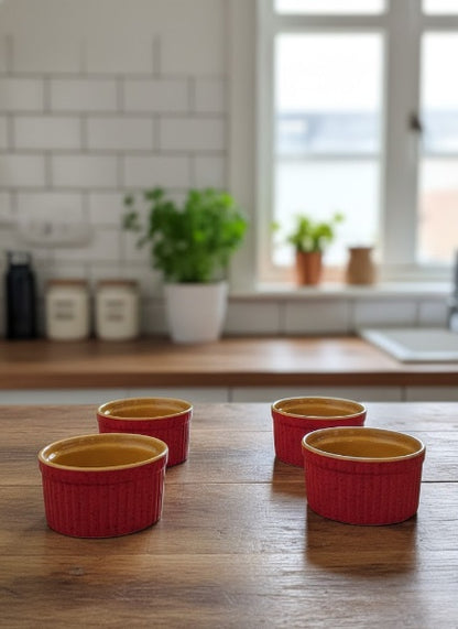 ceramic_red_dip_bowl - Caffeine Premium Ceramic