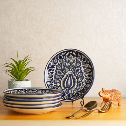 dark_blue_dinner_plate - Caffeine Premium Ceramic