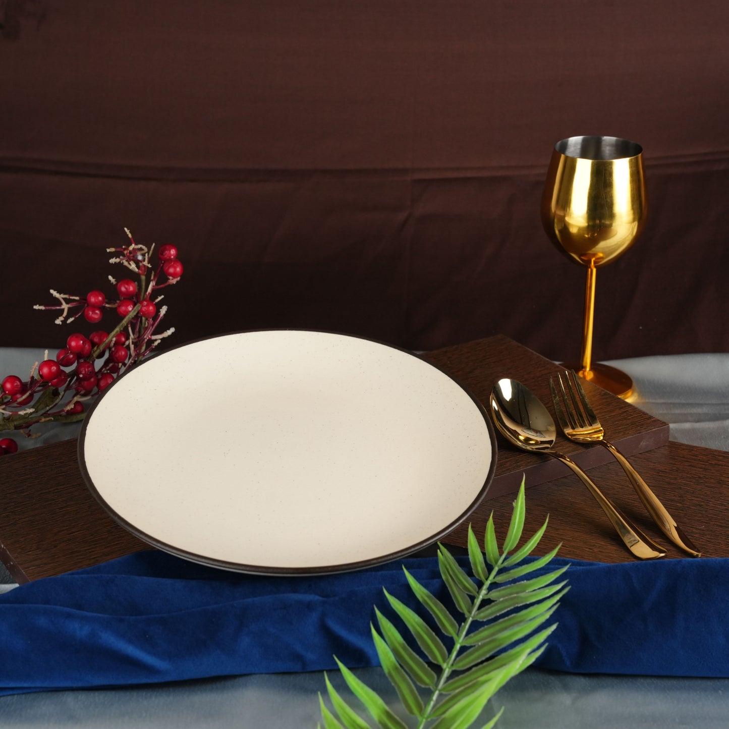 dinner_plate_white_matte - Caffeine Premium Ceramic