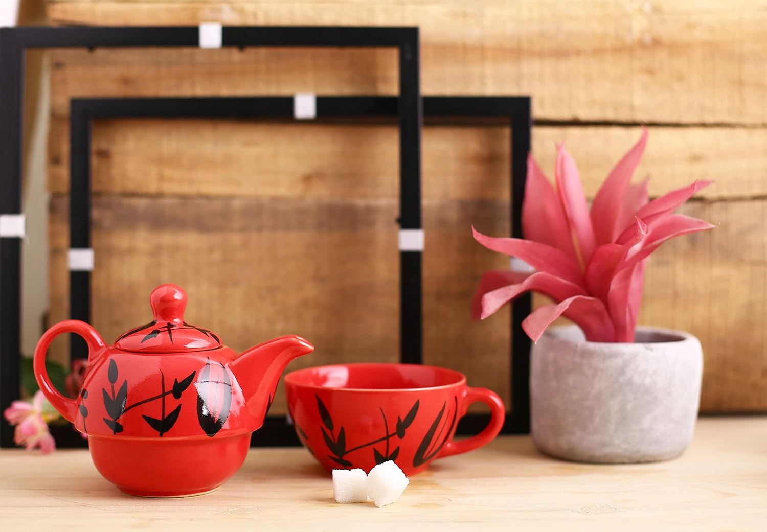 Caffeine Ceramic Handmade Tea Pot 