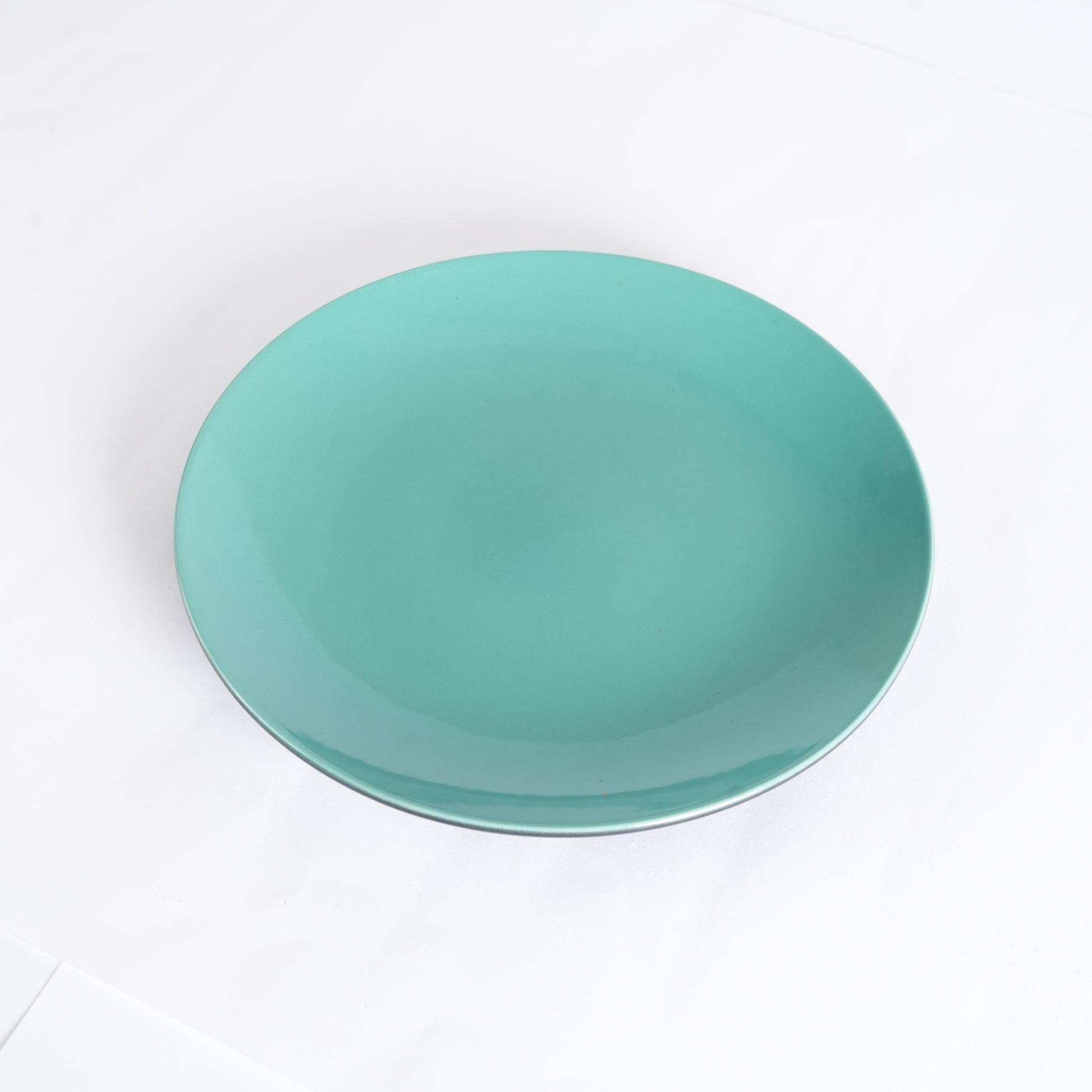 glossy_green_dinner_plate - Caffeine Premium Ceramic