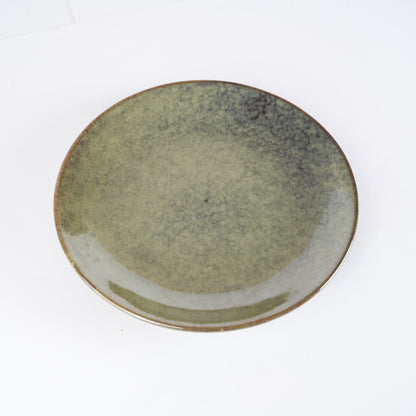 Caffeine Ceramic Handmade Multicolor Studio Dinner Plate set of 4 - Caffeine Premium Stoneware