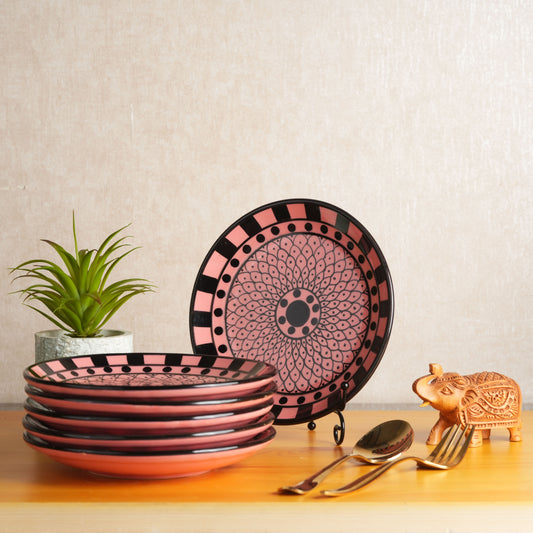pink_dinner_plate - Caffeine Premium Ceramic