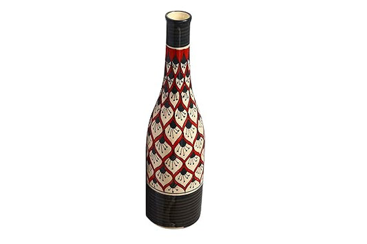 Red and black moraccoo vase 