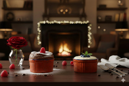 Caffeine Ceramic Handmade Orange and Sea Green ramekins Bowl (Set of 2, 150 ml)