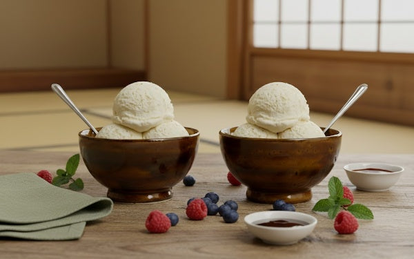 Caffeine Ceramic Handmade Brown Wooden Nut Serving Bowl (Set of 2)