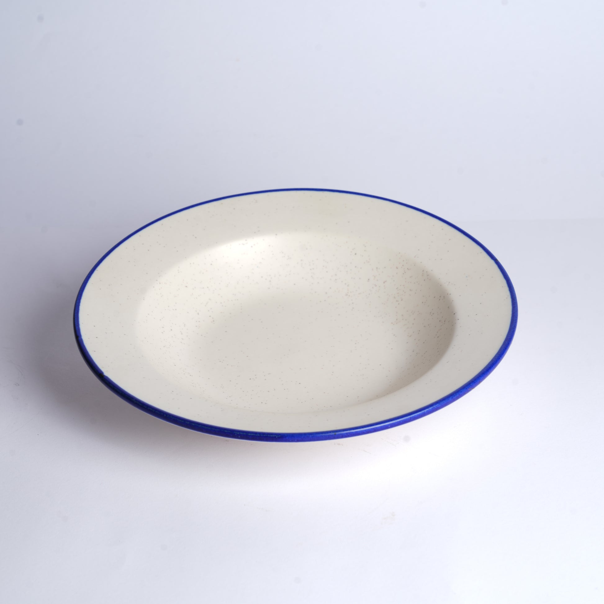 Caffeine Ceramic Handmade Stoneware Marble Matte 9'' Soup plate set of 6 - Caffeine Premium Stoneware