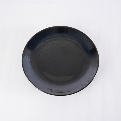 Caffeine Ceramic Handmade Stoneware Blue Ferrous Quarter plate 7”(Set of 4 Dishwasher & Microwave Safe ) - Caffeine Premium Stoneware