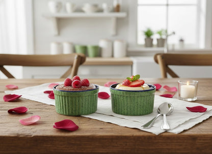 Caffeine Ceramic Handmade White and Red Ramekins Bowl (Set of 2) Regular priceRs. 1,299.00 Sale priceRs. 579.00Sale